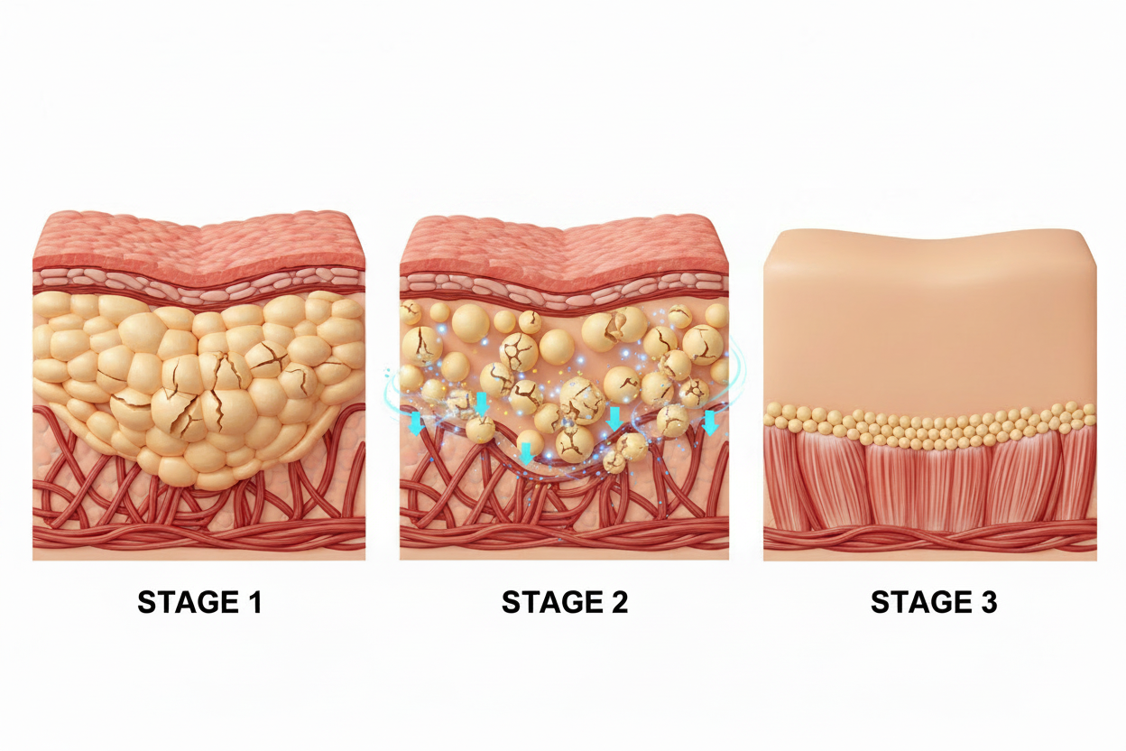 Belly Fat Burn Stages - No Product